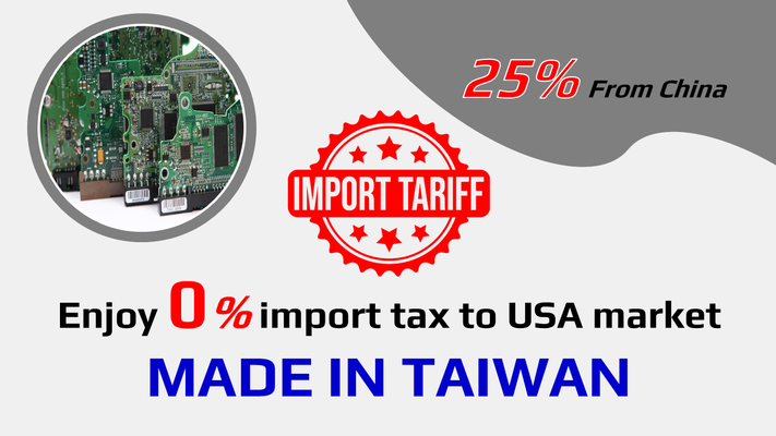 Enjoy zero import tax to USA market MADE IN TAIWAN